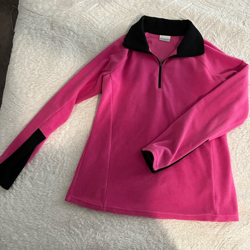 Columbia fleece pullover ( breast cancer)